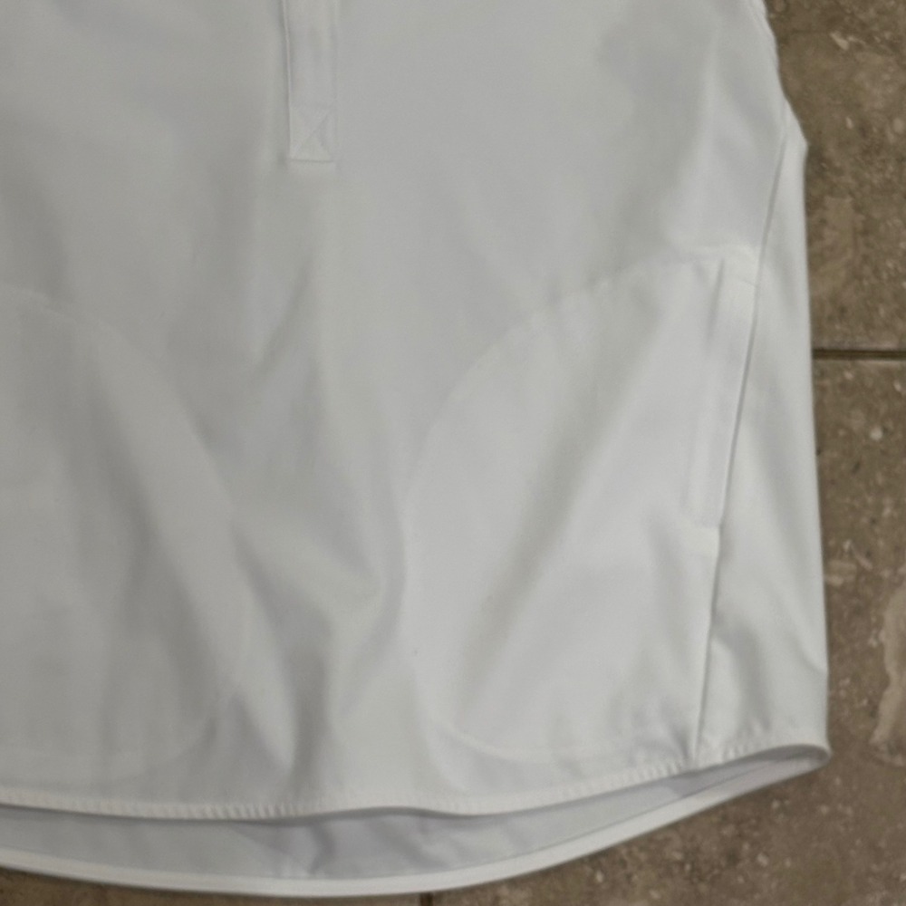 FIGS White Technical Collection Sleeveless Mandarin Collar Scrub Top S W22SW1041 - Picture 3 of 10